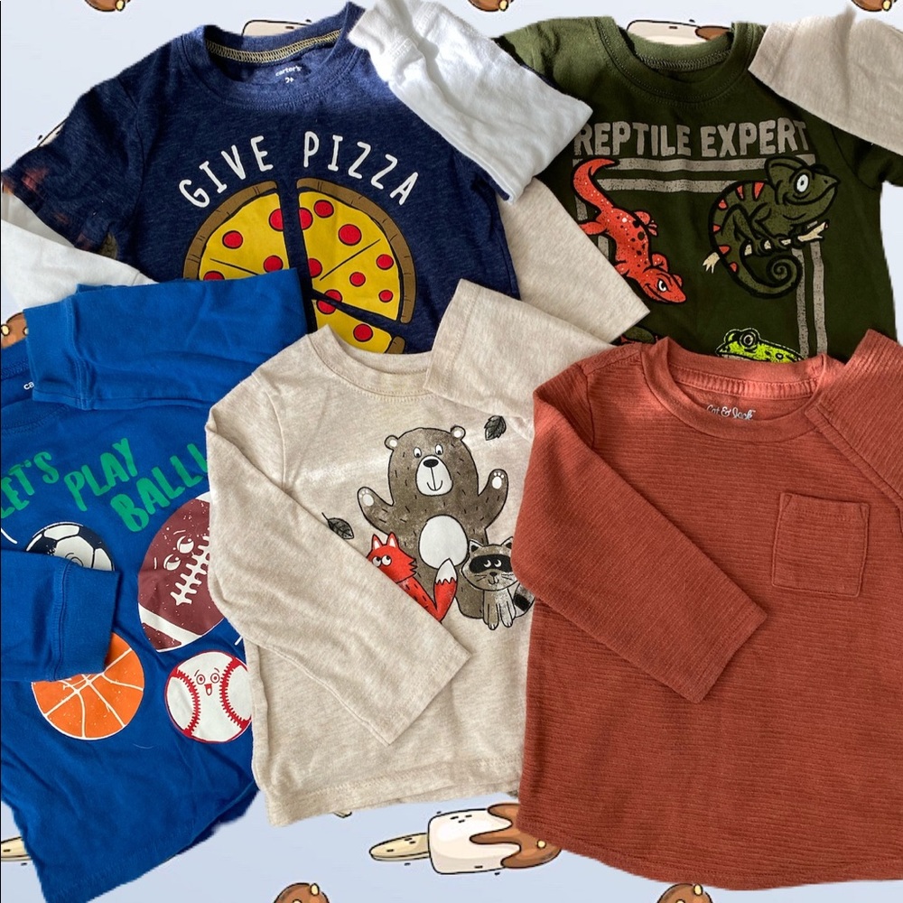 Long sleeve toddler boy shirts